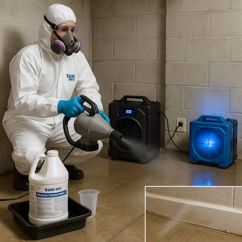 Sanitization and Odor Removal process in Fort Polk North, LA