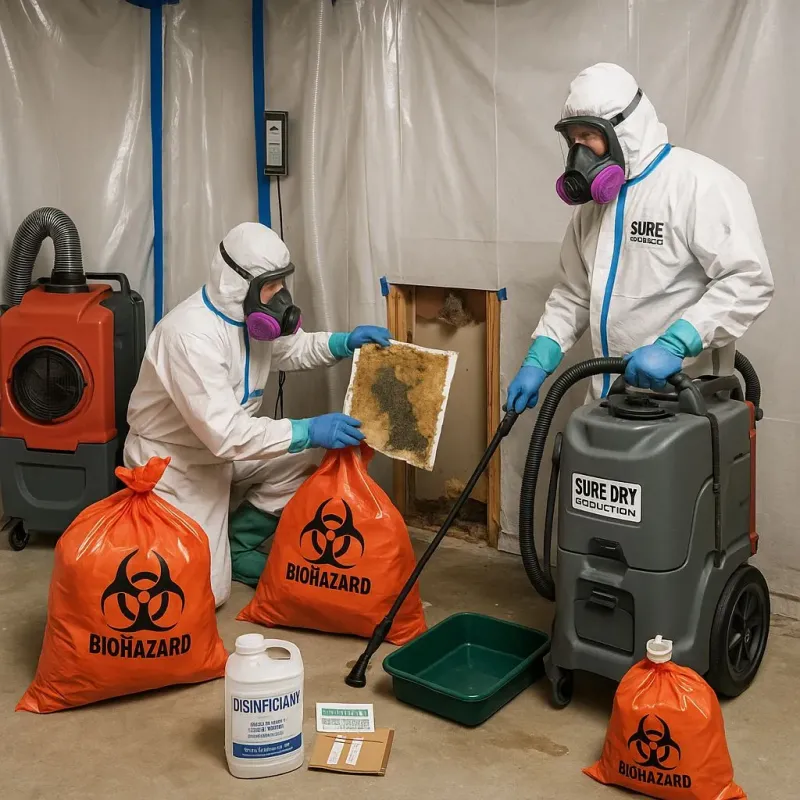 Contaminated Water Handling Protocols process in Fort Polk North, LA